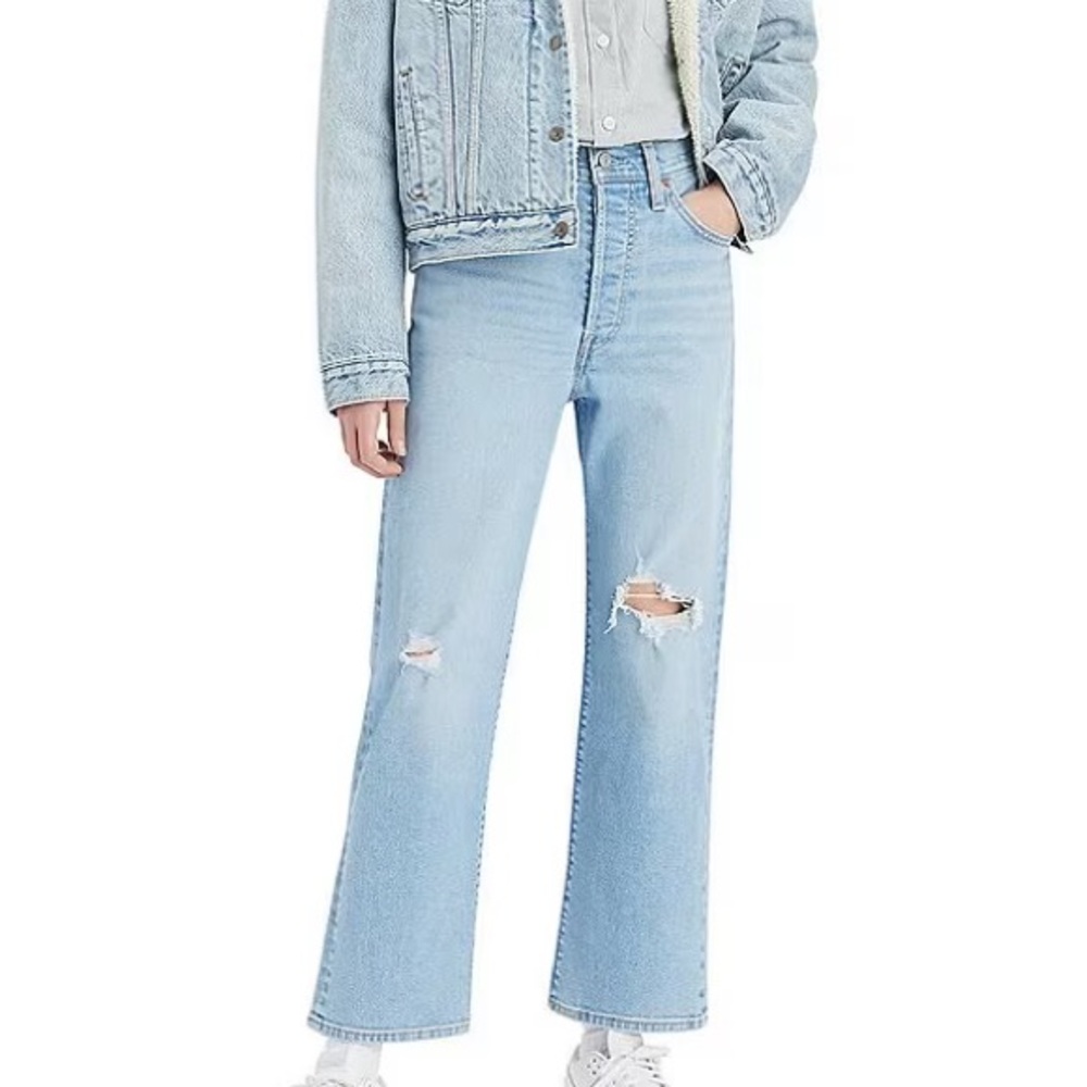 Levi’s Rib cage straight ankle jeans